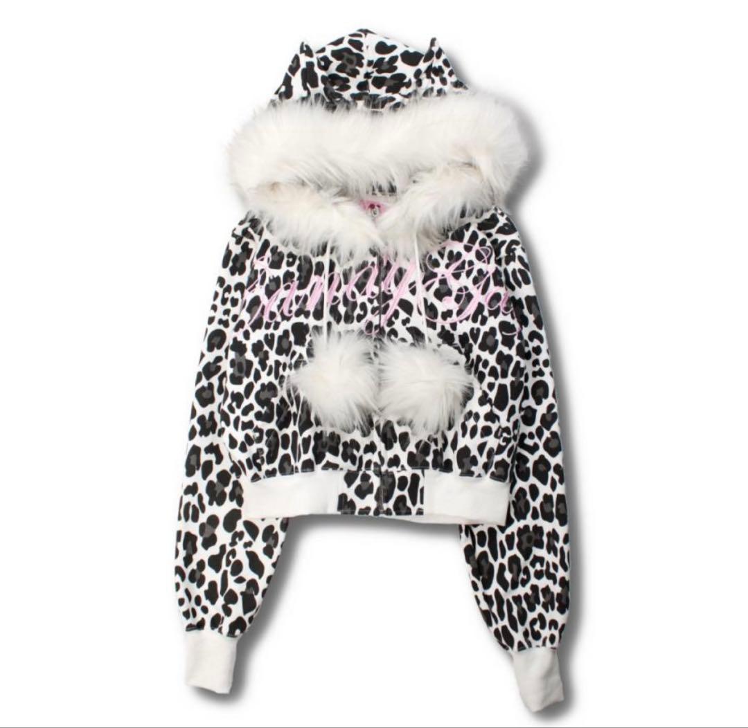 美品 キャンディー ガルフィー ぎゃるマシぱぁかぁ 25aw けも耳 パーカー