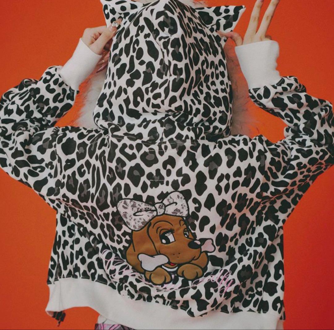 美品 キャンディー ガルフィー ぎゃるマシぱぁかぁ 25aw けも耳 パーカー