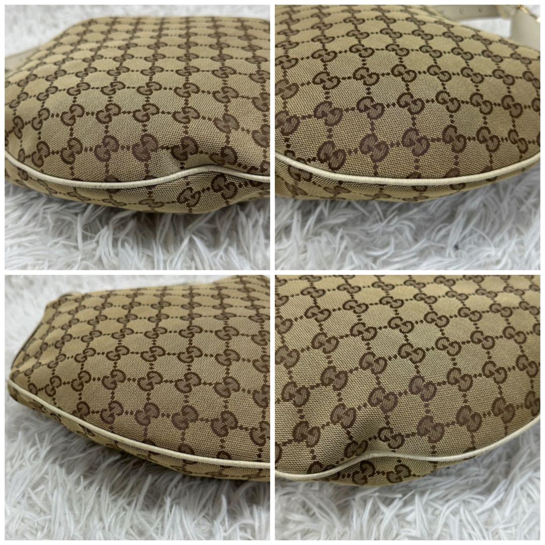 希少【GUCCI】ホーボー ワンショルダー GGキャンバス y2k 00s