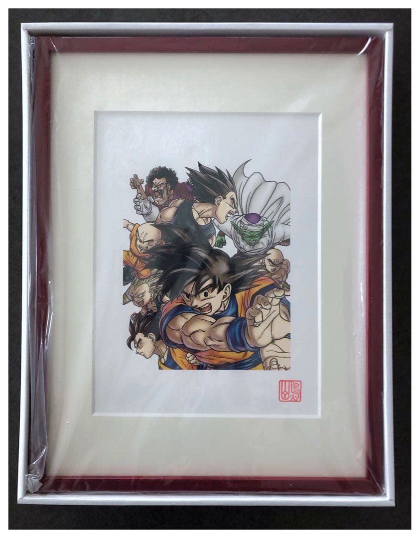 【新品未使用】ドラゴンボール　複製原画　完全版34巻表紙　超戦士集合