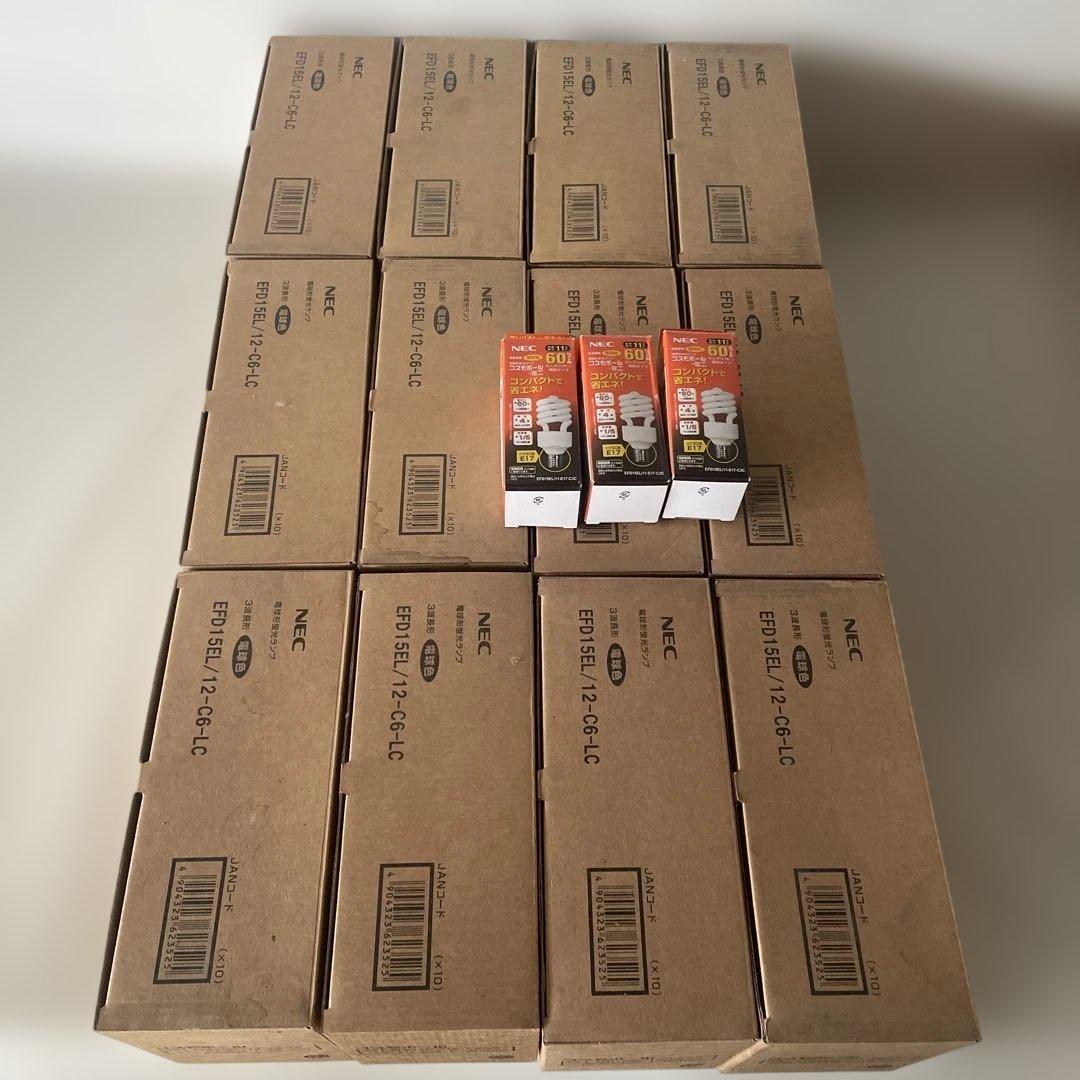 1セットNEC 電球形蛍光ランプコスモボールEFD15EL/12-C6