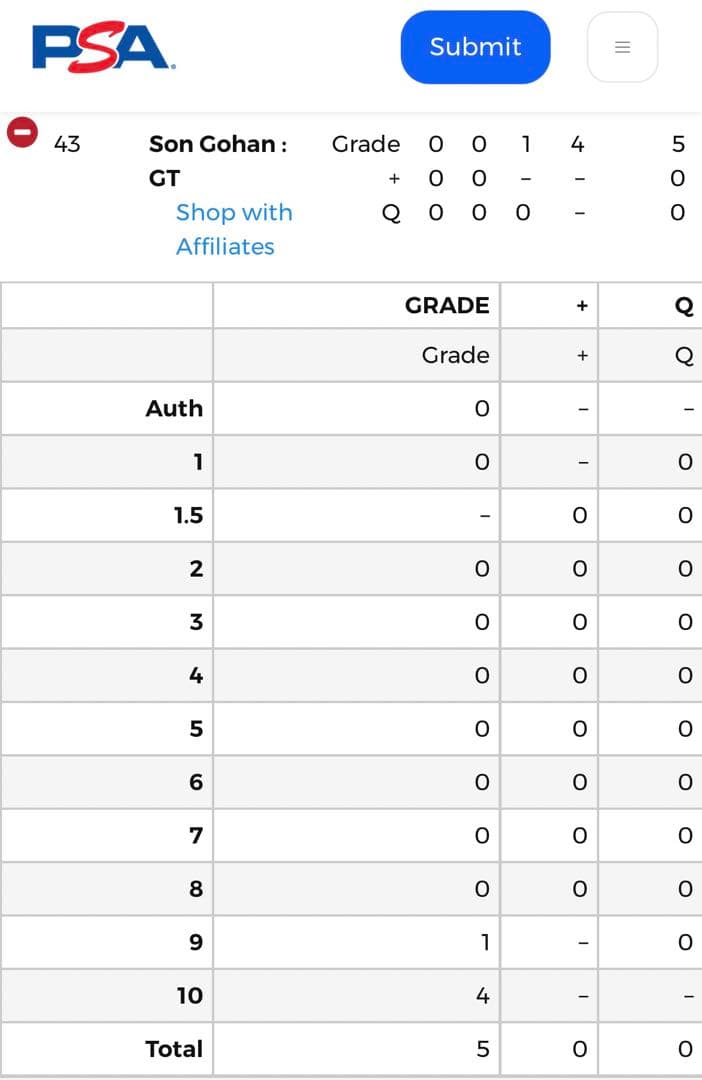 世界1枚 PSA9 孫悟飯 旧弾 ドラゴンボール トレカ DRAGON BALL