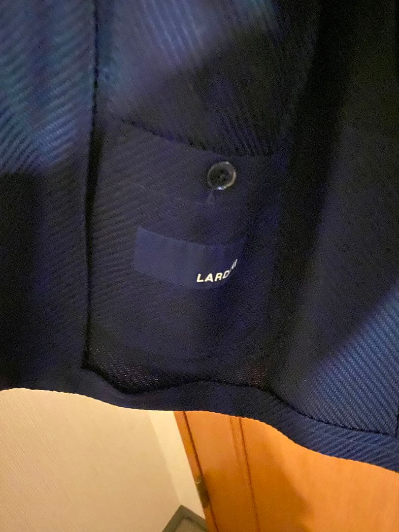 LARDINI ネイビー テーラードジャケット　42 美品
