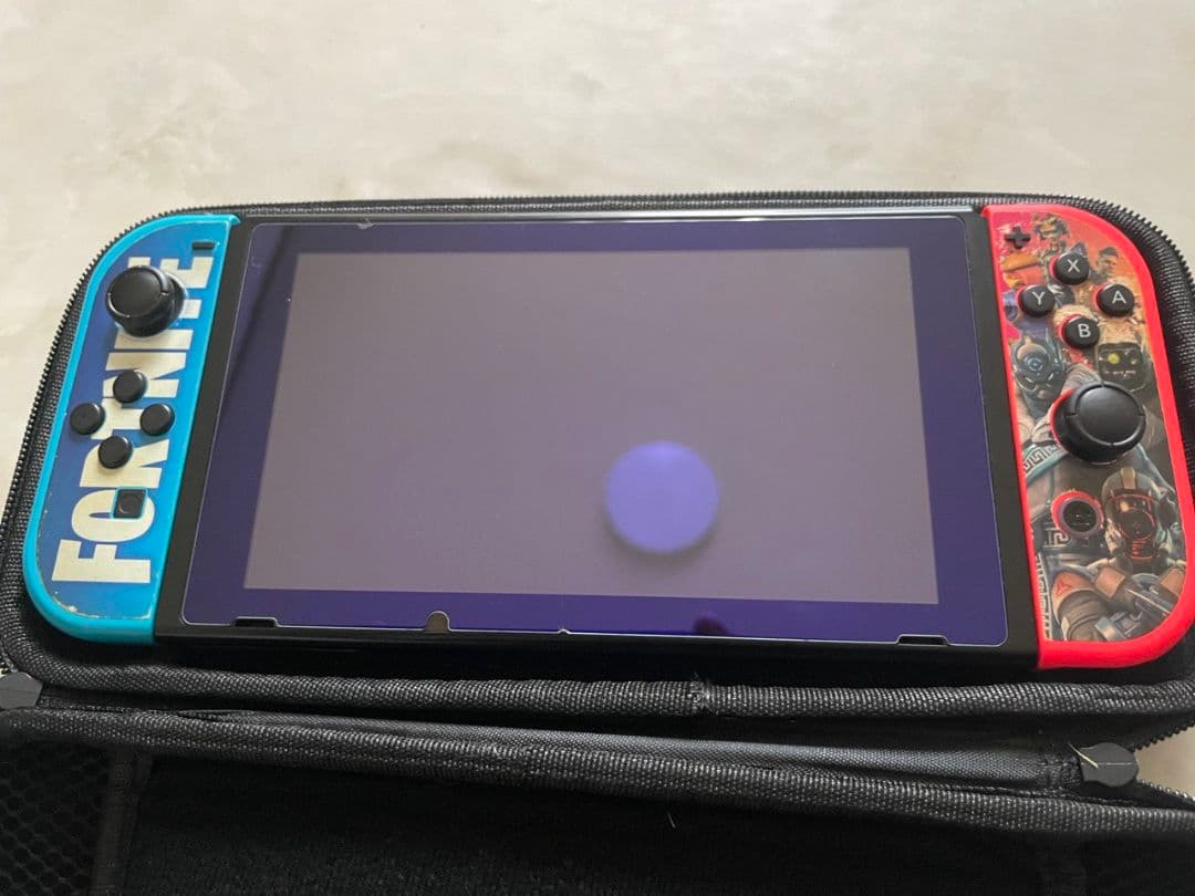 Nintendo Switch 青・赤 中古セット SDカード128GB付き