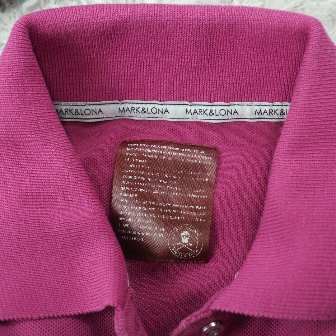 G2202*マークアンドロナ☆ノースリーブ☆ゴルフウェア☆トップス☆ピンク☆S