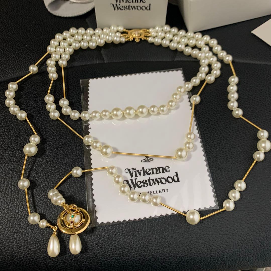 Vivienne Westwood ブロークンパールネックレス
