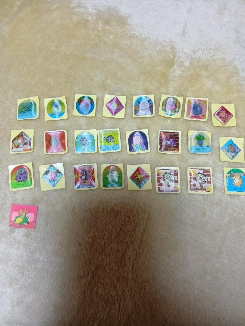 ポケットモンスター　ポケモン　イラストチェンジぷっくりシール　明治