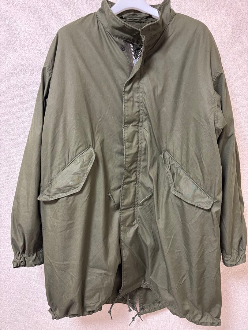60sアルミジップS 米軍実物 M65 フィッシュテールパーカー ライナー付