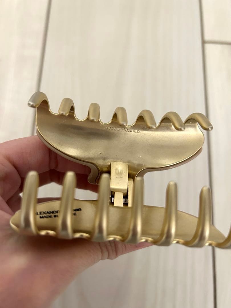 ALEXANDRE DE PARIS ストーン装飾ヘアクリップ