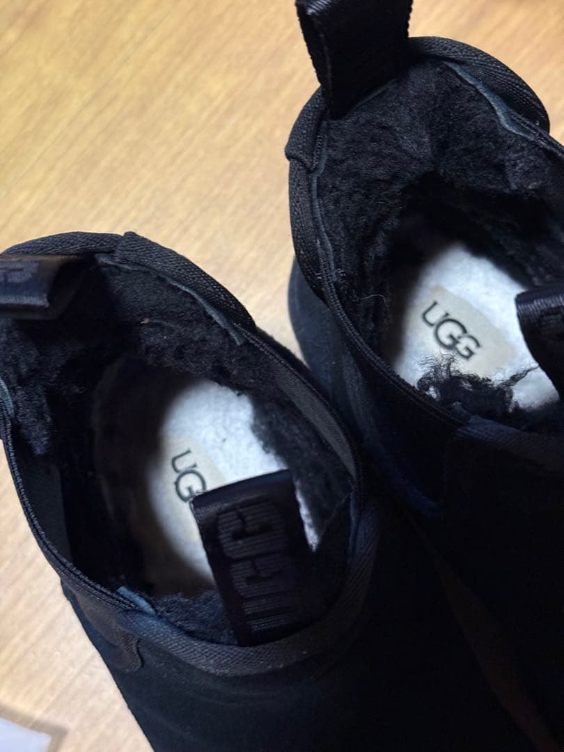 25cm UGG プラットフォーム チェルシー ブーツ　サイドゴア 厚底
