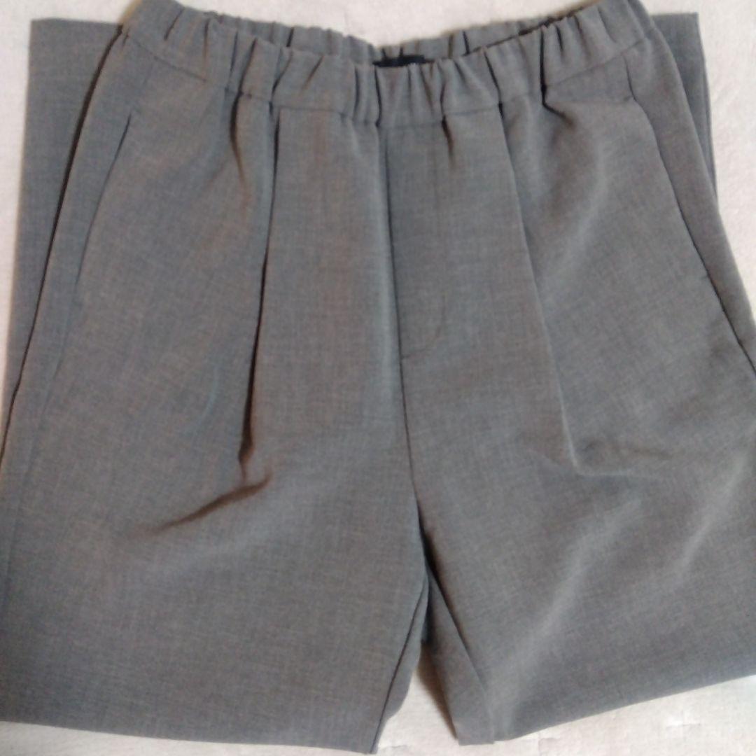 トラバイユ マニュアル ダブルクロス 1タック ストレートパンツ