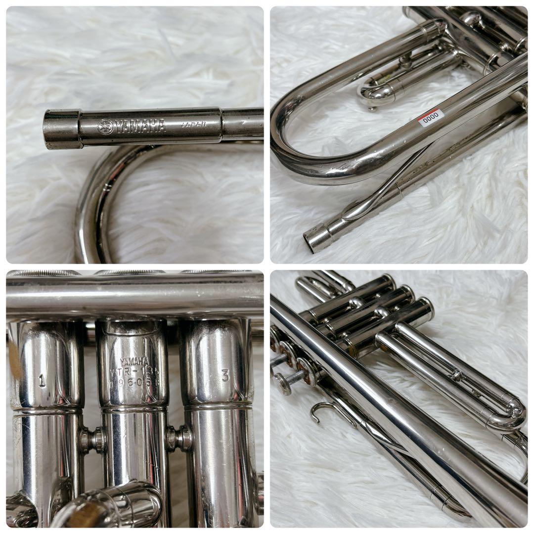YAMAHA トランペット YTR135 ハードケース付きシルバー マウスピース