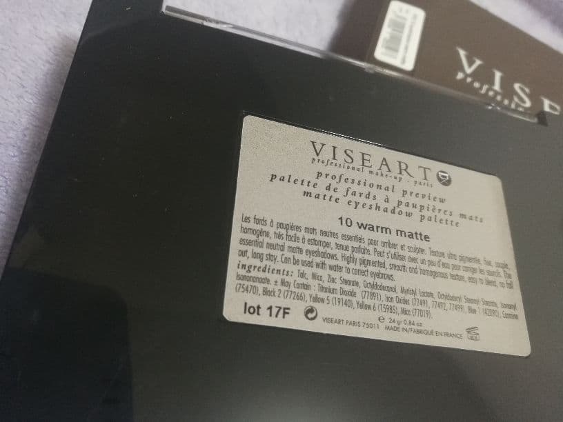 入手困難★viseart アイシャドーパレット★warm