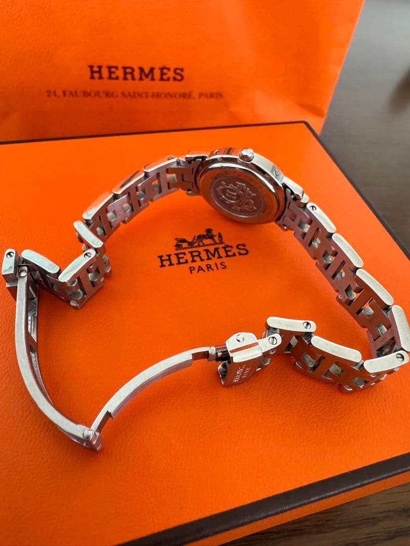 【美品】HERMES クリッパー 腕時計 レディース