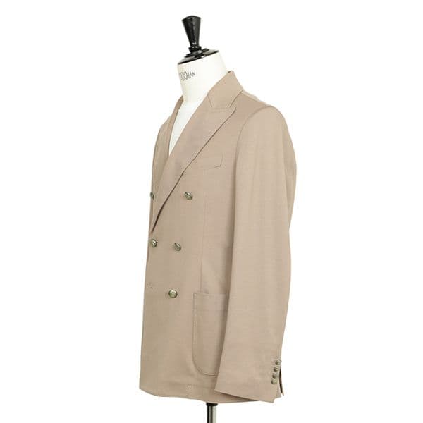 CIRCOLO 1901 チルコロ ジャージーダブルジャケット グレージュ 46