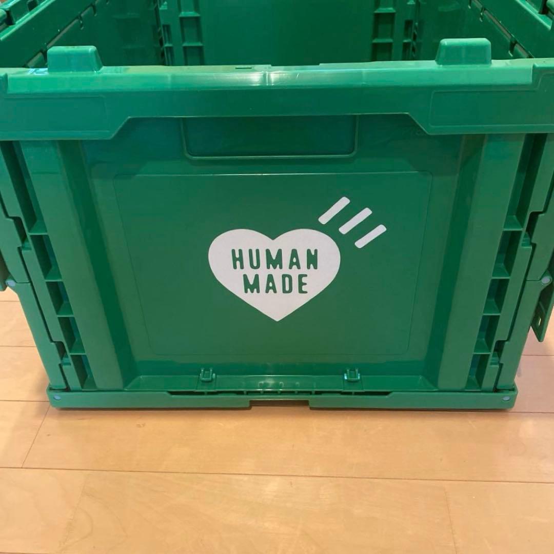 ヒューマンメイド 74L GREEN ロゴプリントコンテナ　限定　レアカラー