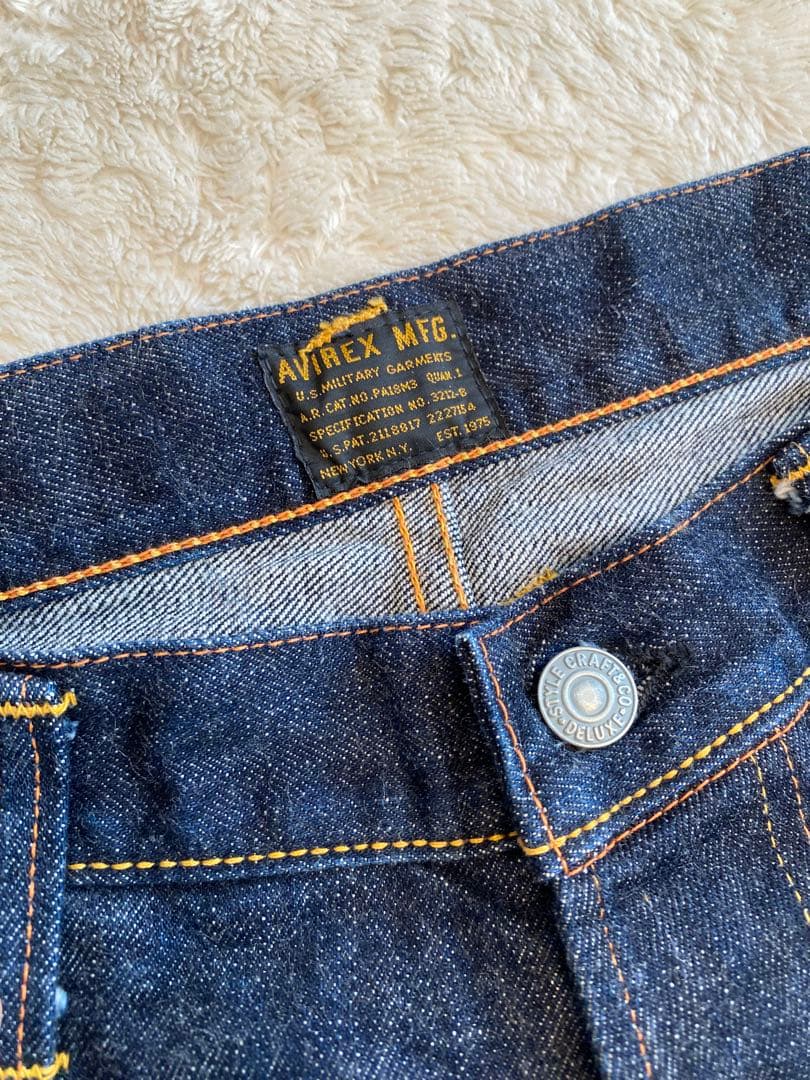 EVISU×AVIREX コラボジーンズ Lot2001 36×32