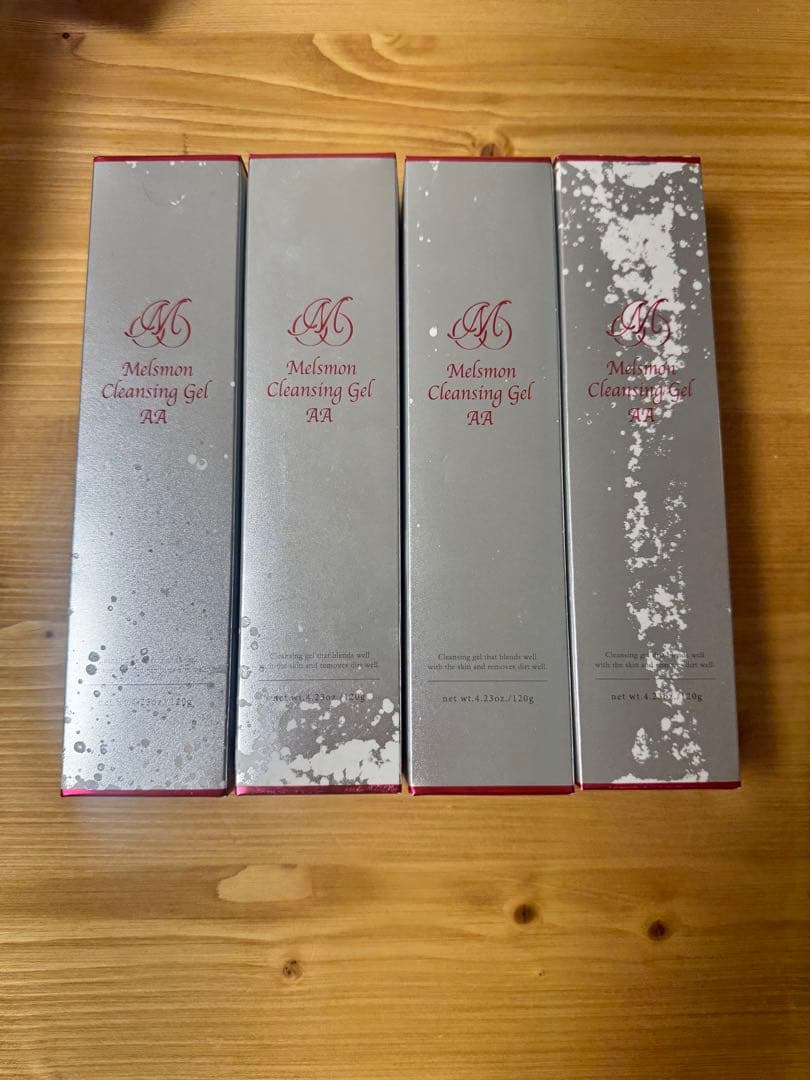 ※パッケージ汚れ有り※メルスモン　クレンジングジェル　4本セット