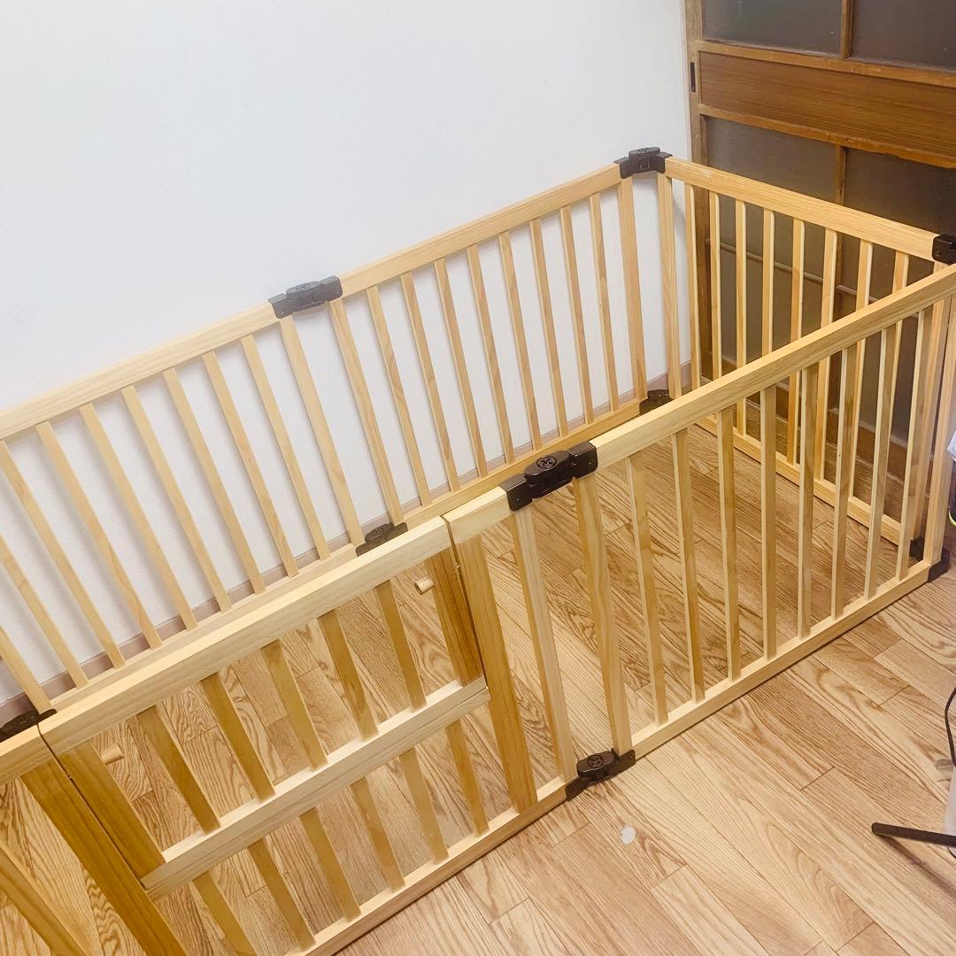 たためる 木製サークル フレックス 8枚 日本育児