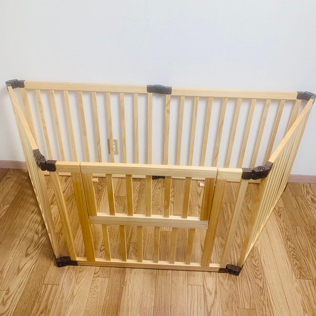 たためる 木製サークル フレックス 8枚 日本育児