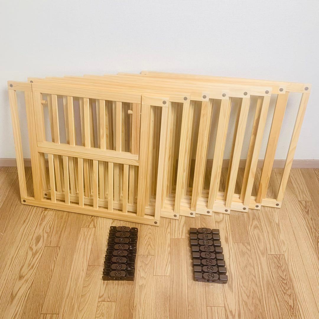 たためる 木製サークル フレックス 8枚 日本育児