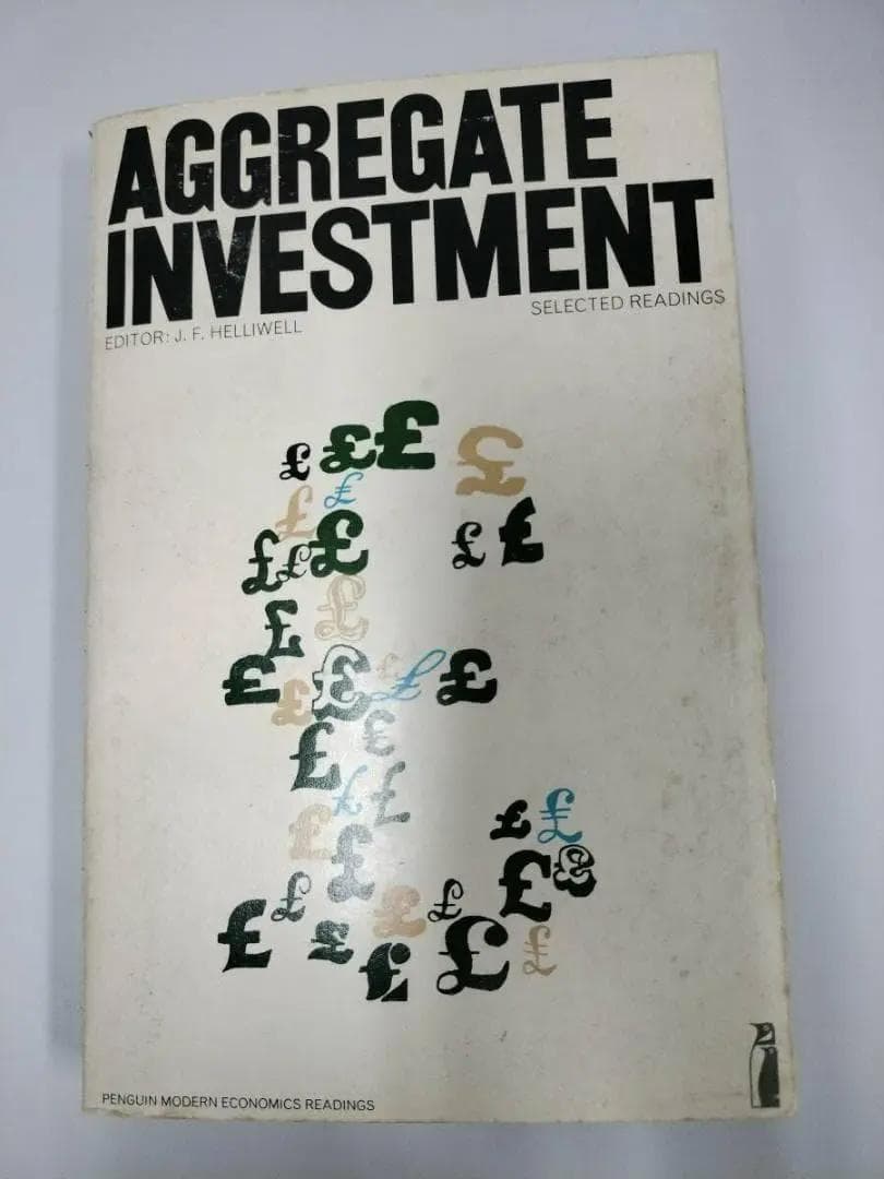 洋書 Aggregate Investment J. F. Helliwell