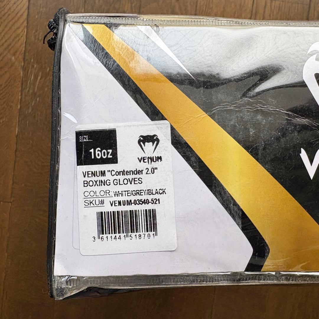 Venum ボクシンググローブ 16オンス ホワイト UFC 総合格闘技 ベナム