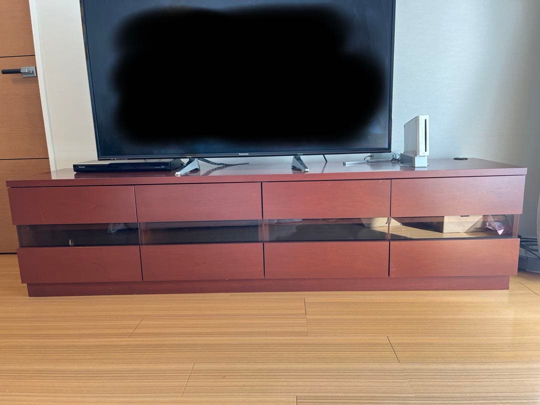 高橋工芸　ダークブラウン　アメリカンチェリー製　テレビ台