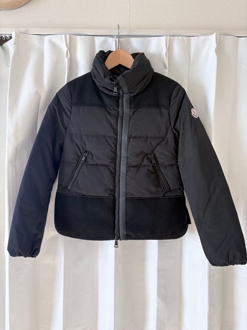 超美品　MONCLER ATHANASIA ジャケット ブラック　異素材