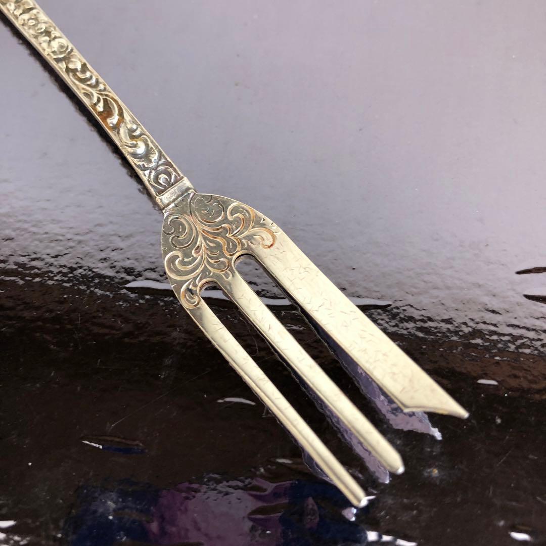 クリストフウィドマン　シルバー925 フォーク6客セット　中世の音楽家　純銀製