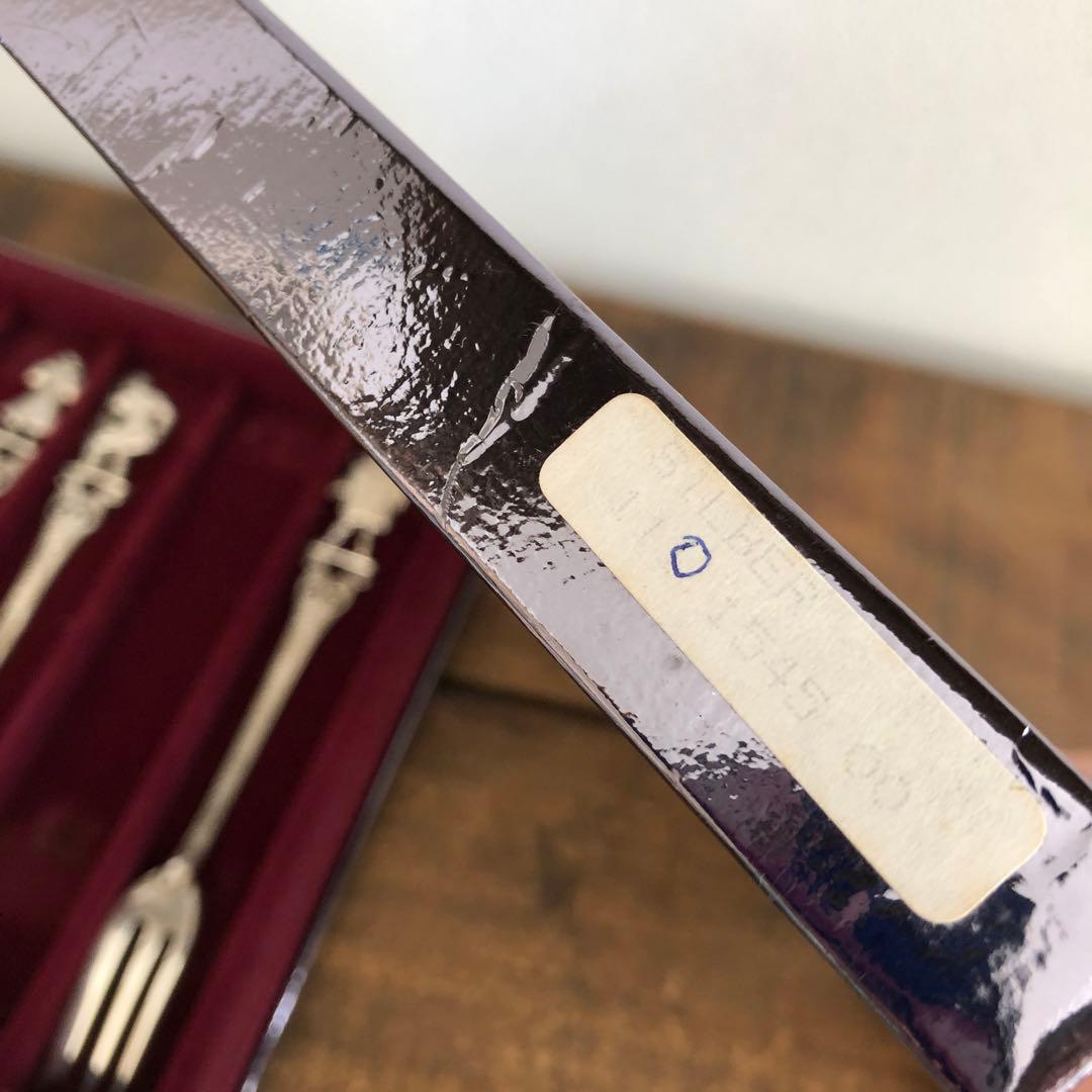 クリストフウィドマン　シルバー925 フォーク6客セット　中世の音楽家　純銀製