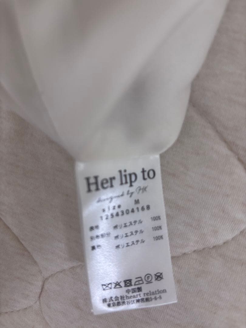 herlipto Volant Mini Skirt(ecru/Mサイズ)