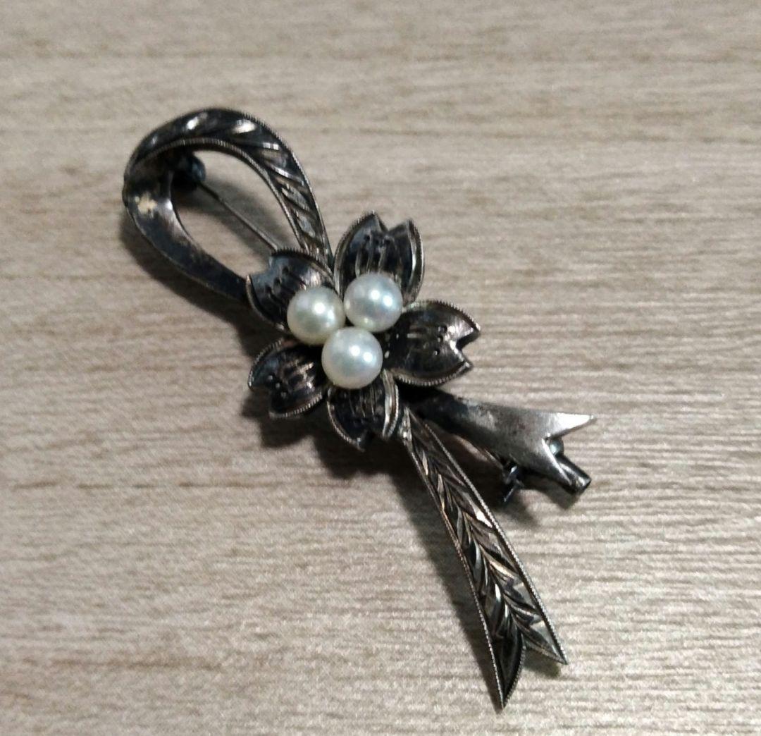 MIKIMOTO TOKYO ミキモト デザイン ブローチ アンティーク