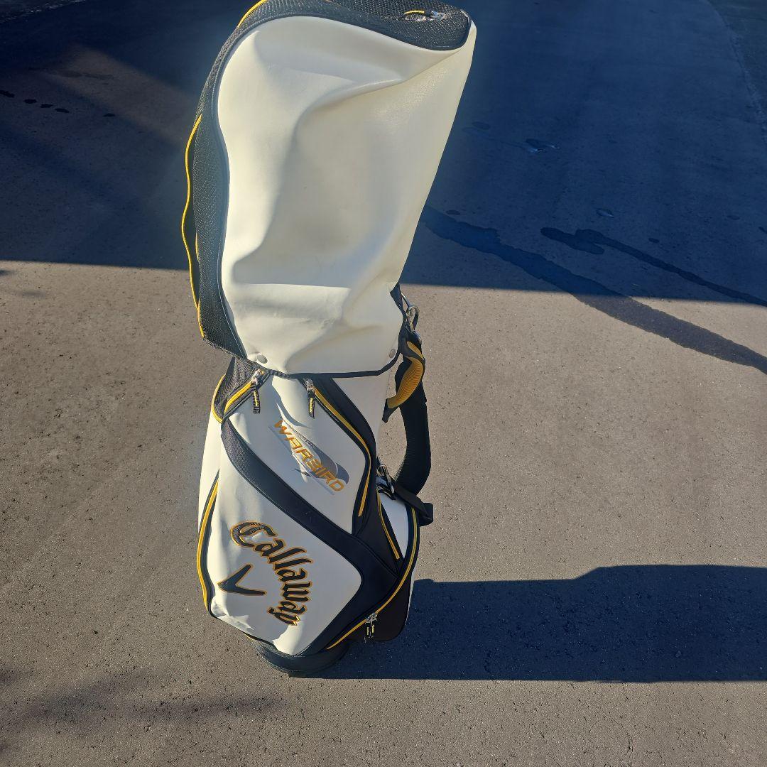Callaway キャディバッグ ホワイト/イエロー