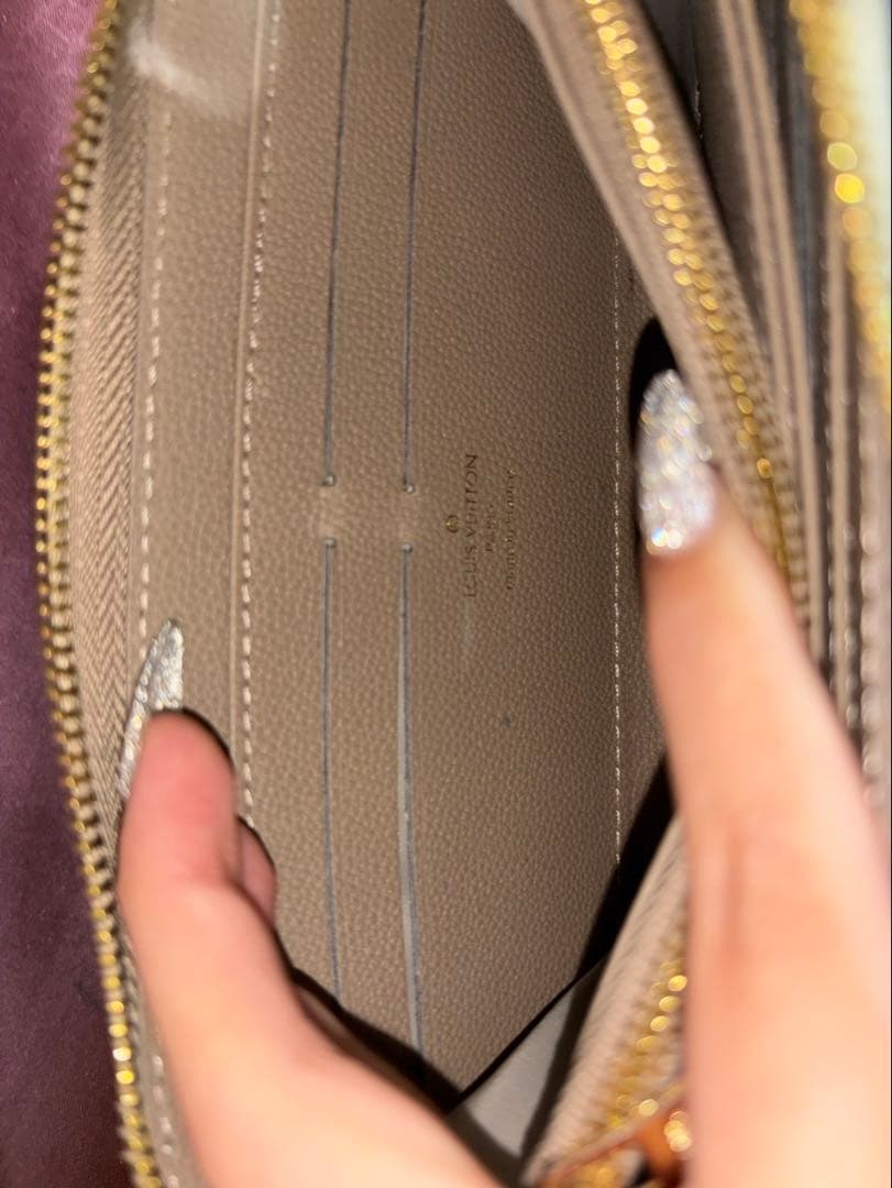 LOUIS VUITTON グレー モノグラム 長財布