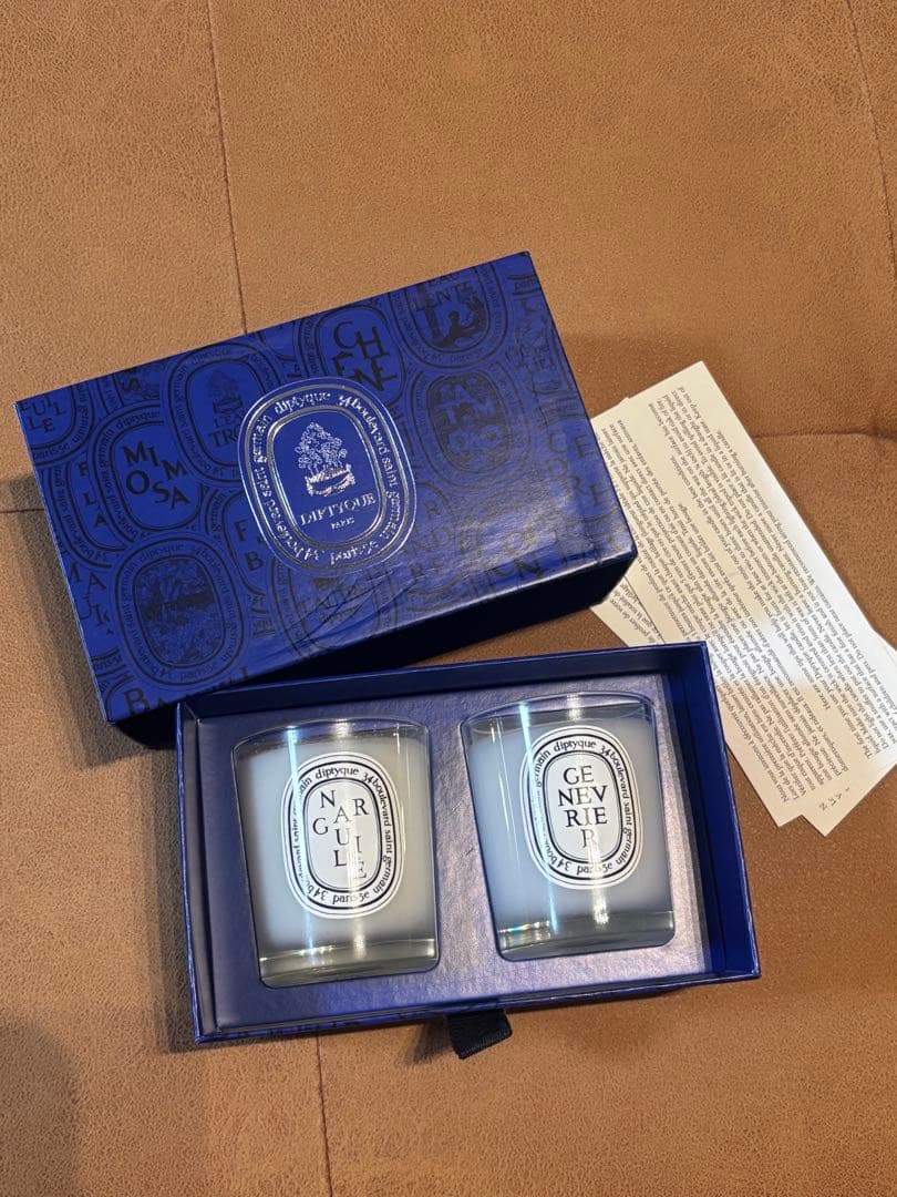 Diptyque ミニキャンドルセット 2x70g 「ナルギレ&ジェネヴリエ」
