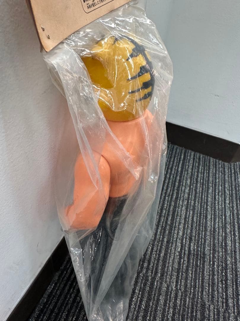 タイガーマスク　電人　ジャイアントソフビ（未開封）袋汚れあり