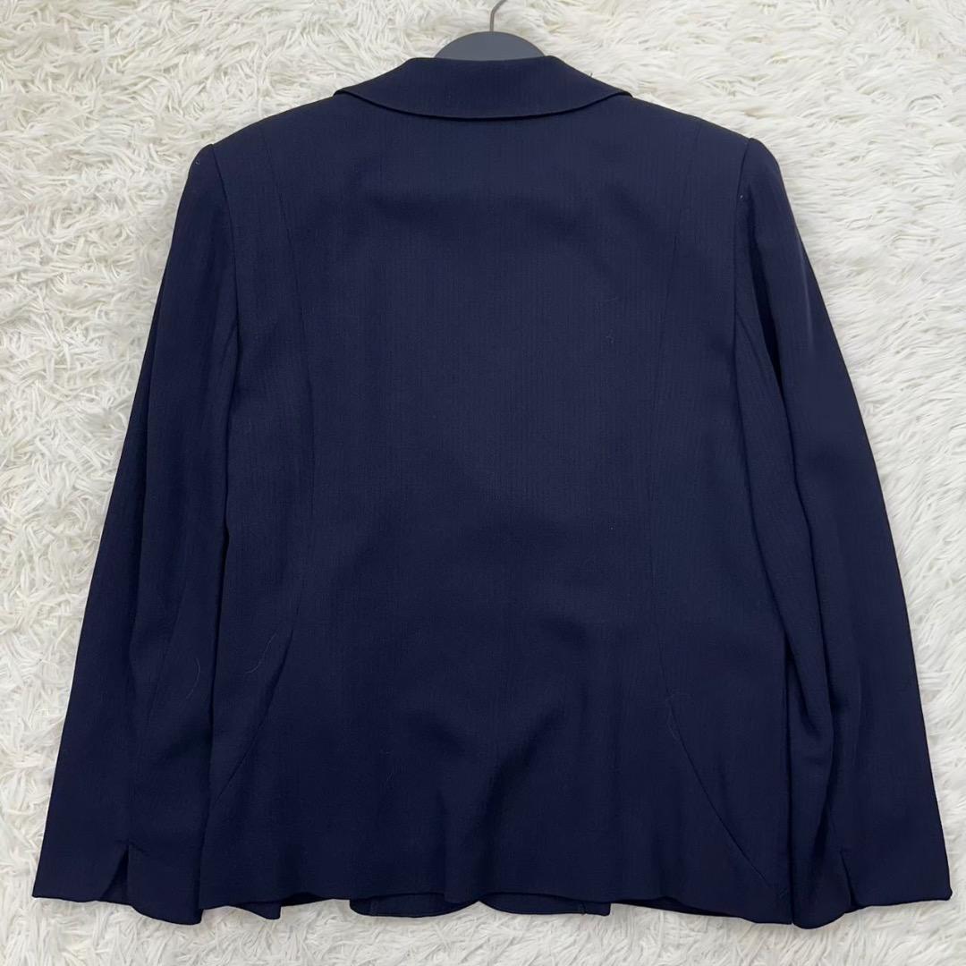 GIVENCHY ジバンシー 大きいサイズ XL スカートスーツ ネイビー 42