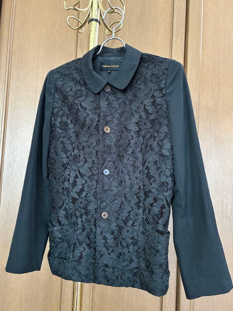 ヴィンテージ92年製COMM des GARCCNSフロントレース黒ジャケット