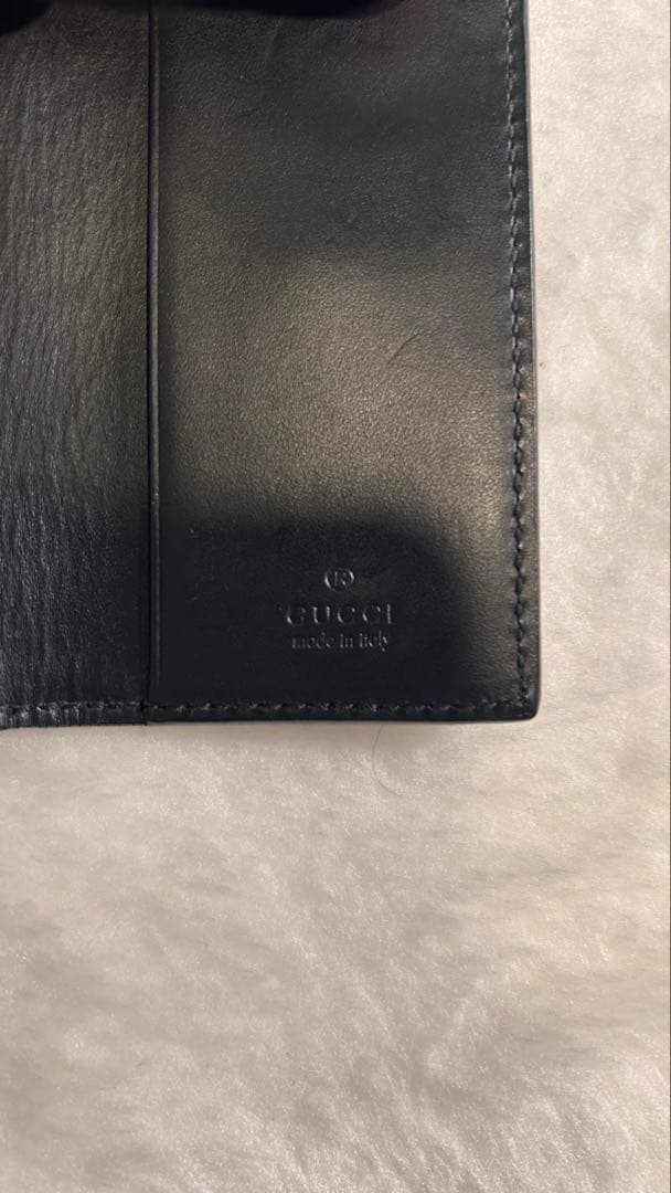 GUCCI　6連キーケース　GG型押し　リング　シマレザー