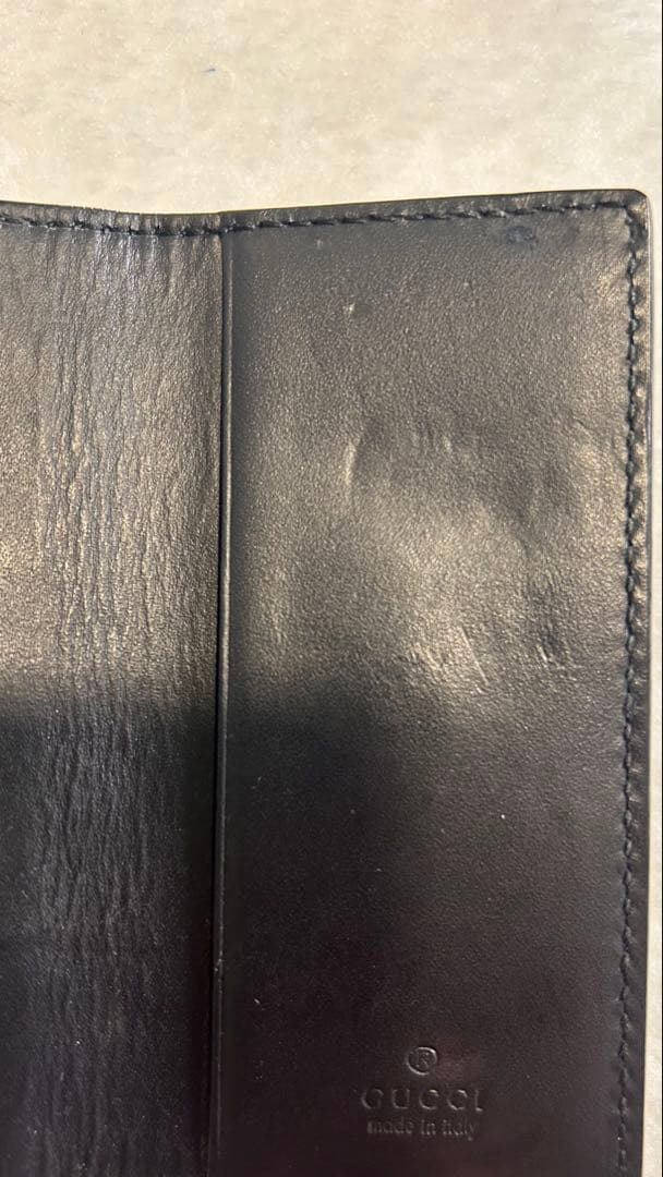 GUCCI　6連キーケース　GG型押し　リング　シマレザー