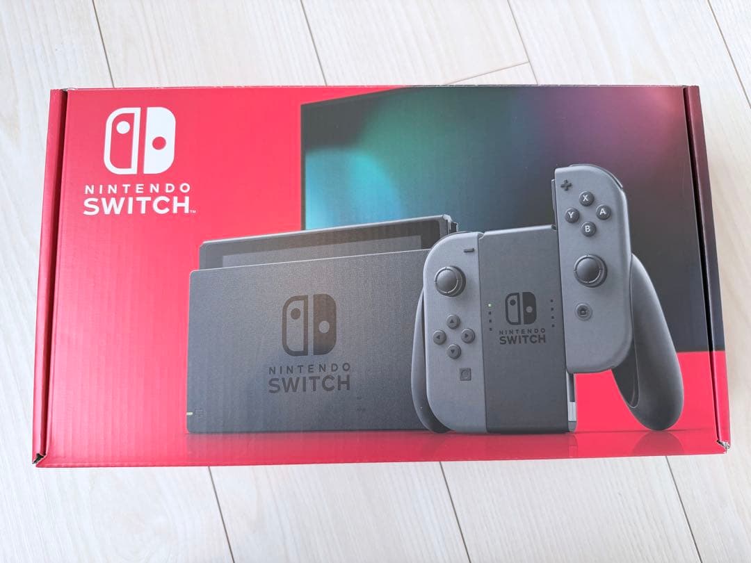 美品 Nintendo Switch スイッチ グレー 本体 付属品完備