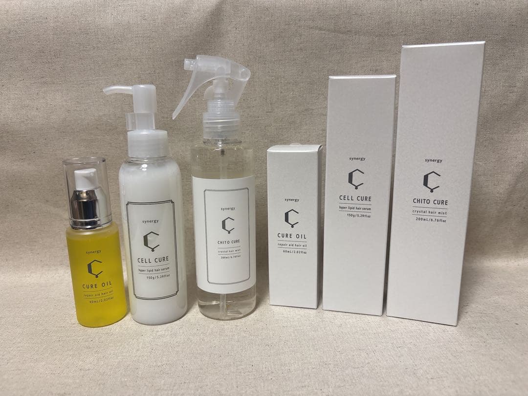 【新品】synergy シナジー　オイル　ヘアミスト　ヘアミルク　3点
