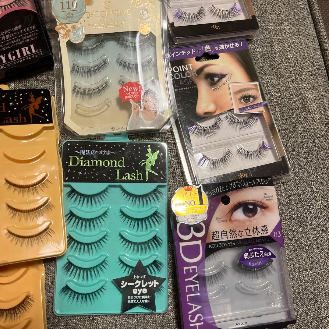 中身更新しました　つけまつげ　バラ売りも可