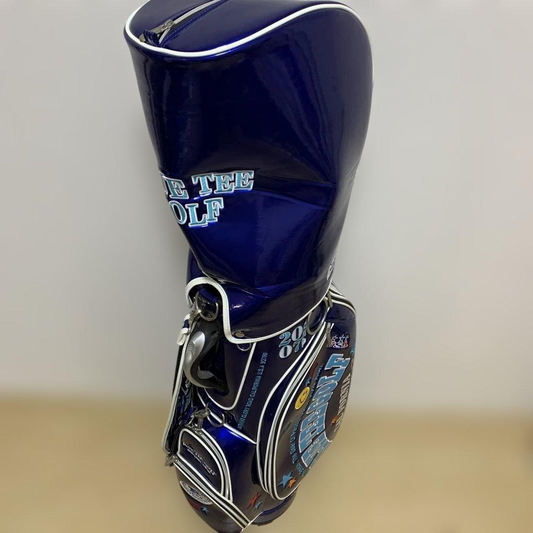 ブルーティーゴルフ キャディバッグ ネイビー エナメル 美品