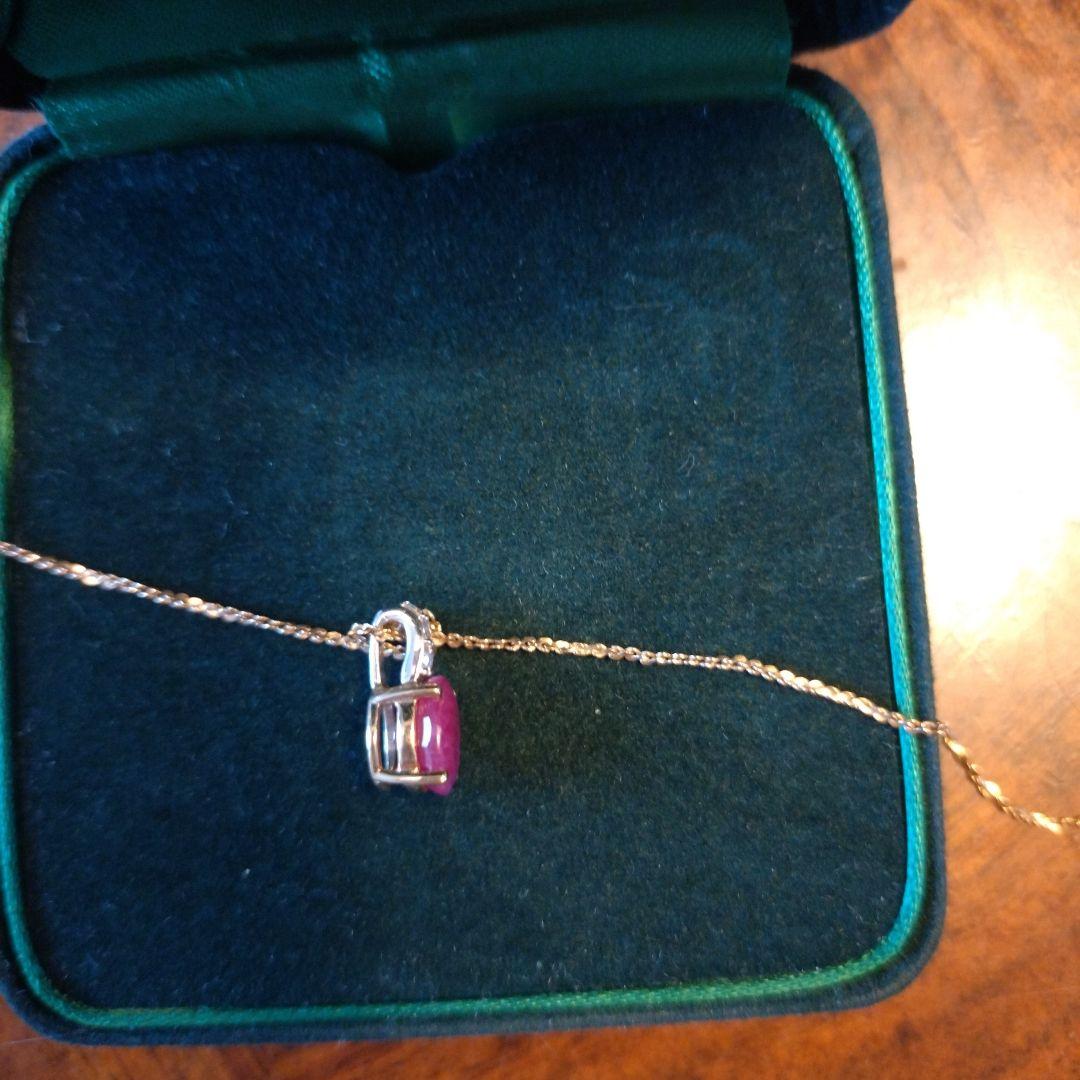 こちら専用 k182 ルビー ネックレストップ