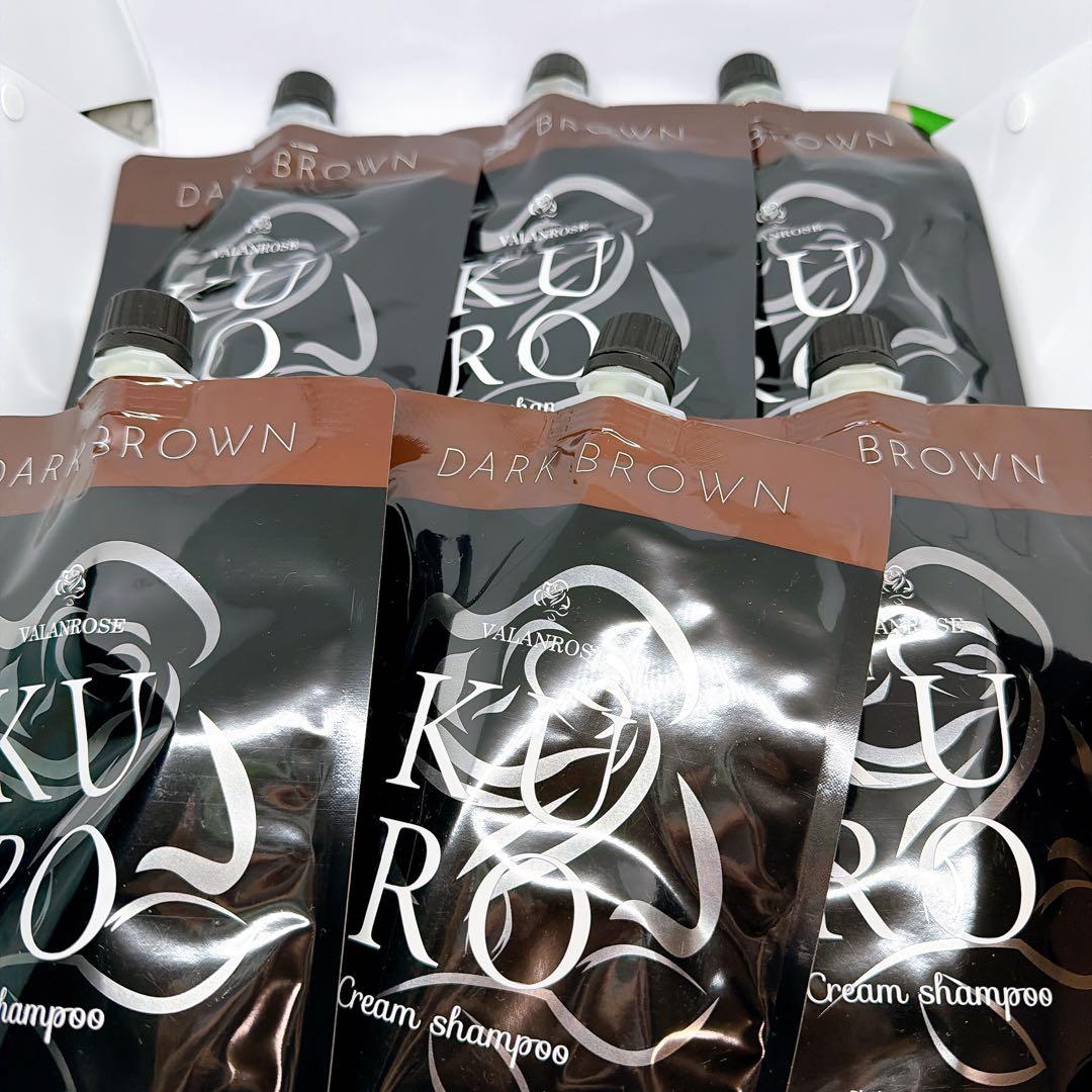 【未使用】VR クロクリームシャンプー ダークブラウン 400g 6点セット