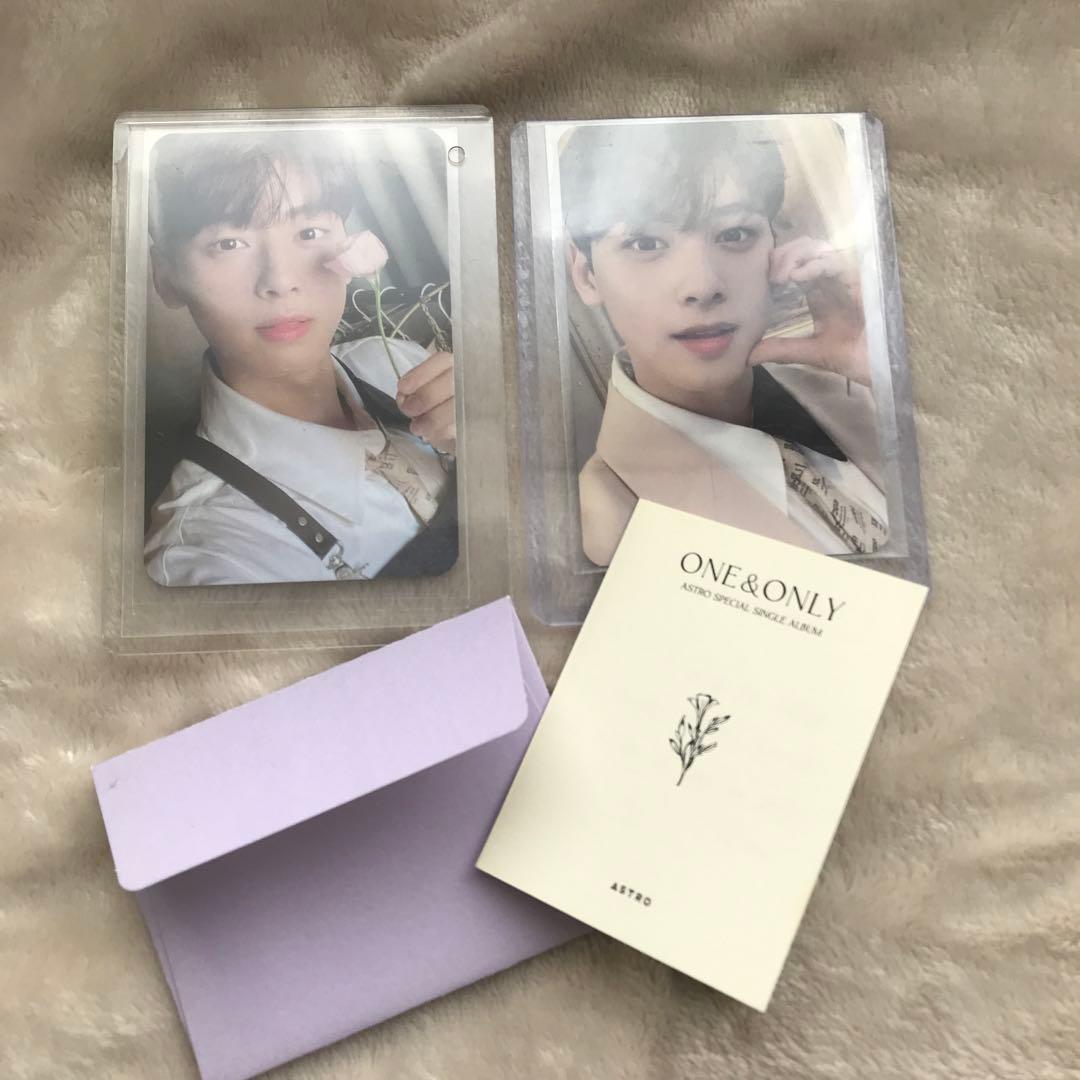 チャウヌ　ASTRO トレカ　メッセージカード　ONE＆ONLY