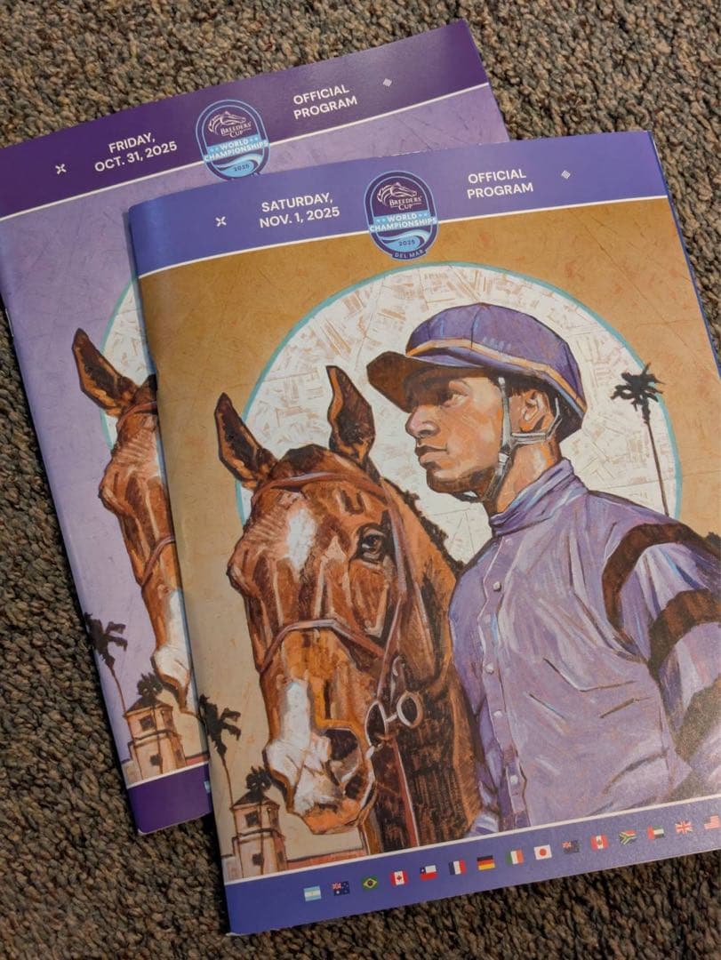 フォーエバーヤング 2025年ブリーダーズカップ レーシングプログラム両日セット