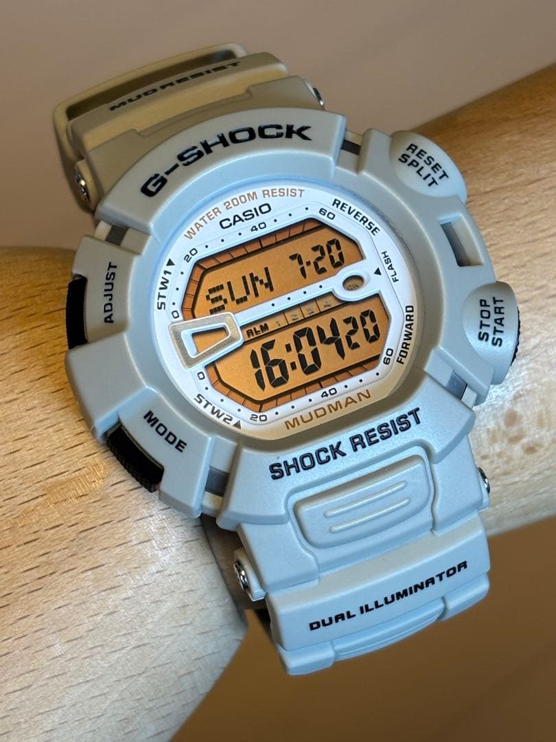 G-SHOCK/時計/MUDMAN/マット/G-9000/グレージュ/ミリタリー